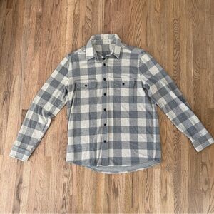 Men’s Quince Stretch Sweater Fleece Shirt, Size Large